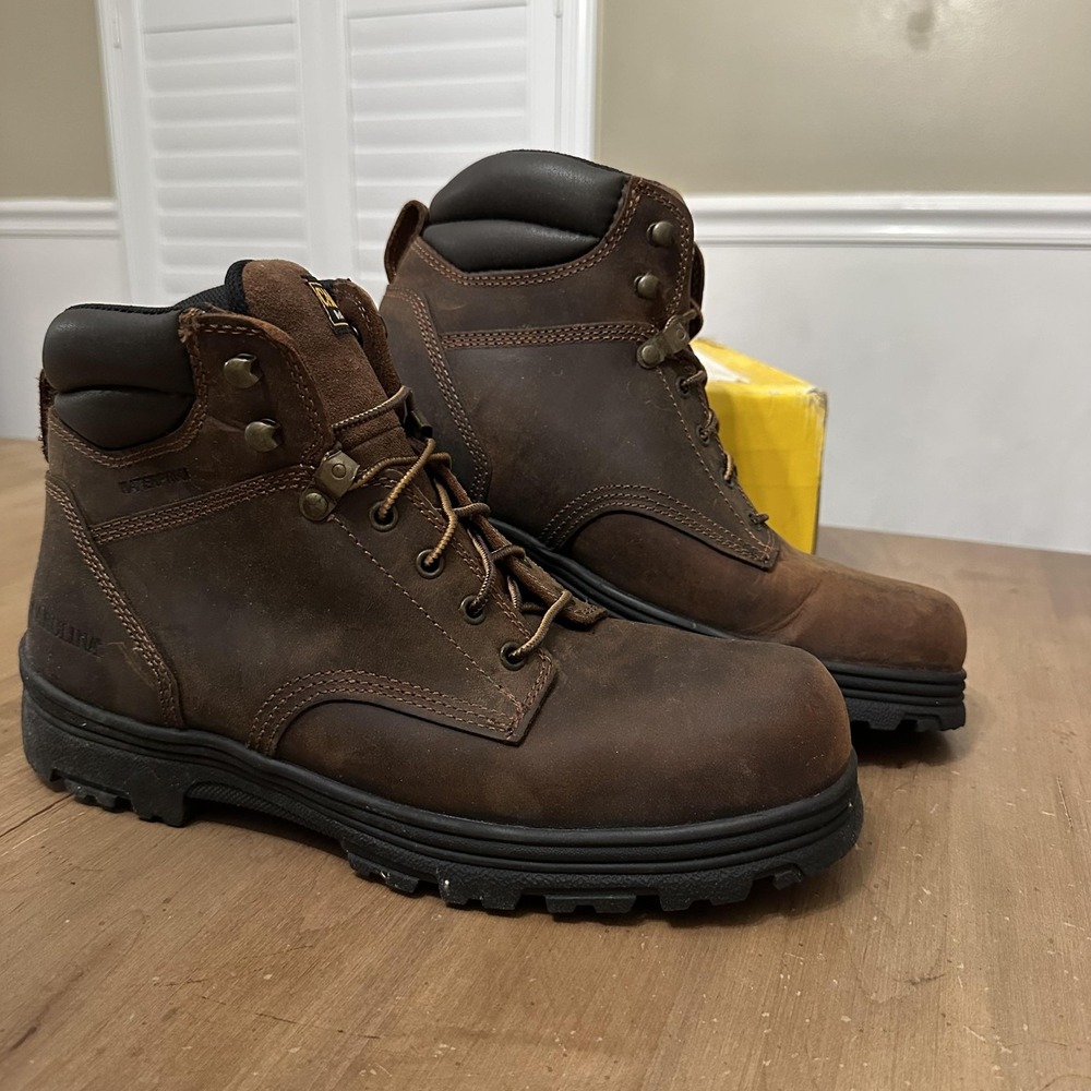Carolina CA3526 Work Boots Mens Size 13 D Brown Steel Toe Waterproof Leather - Picture 1 of 8